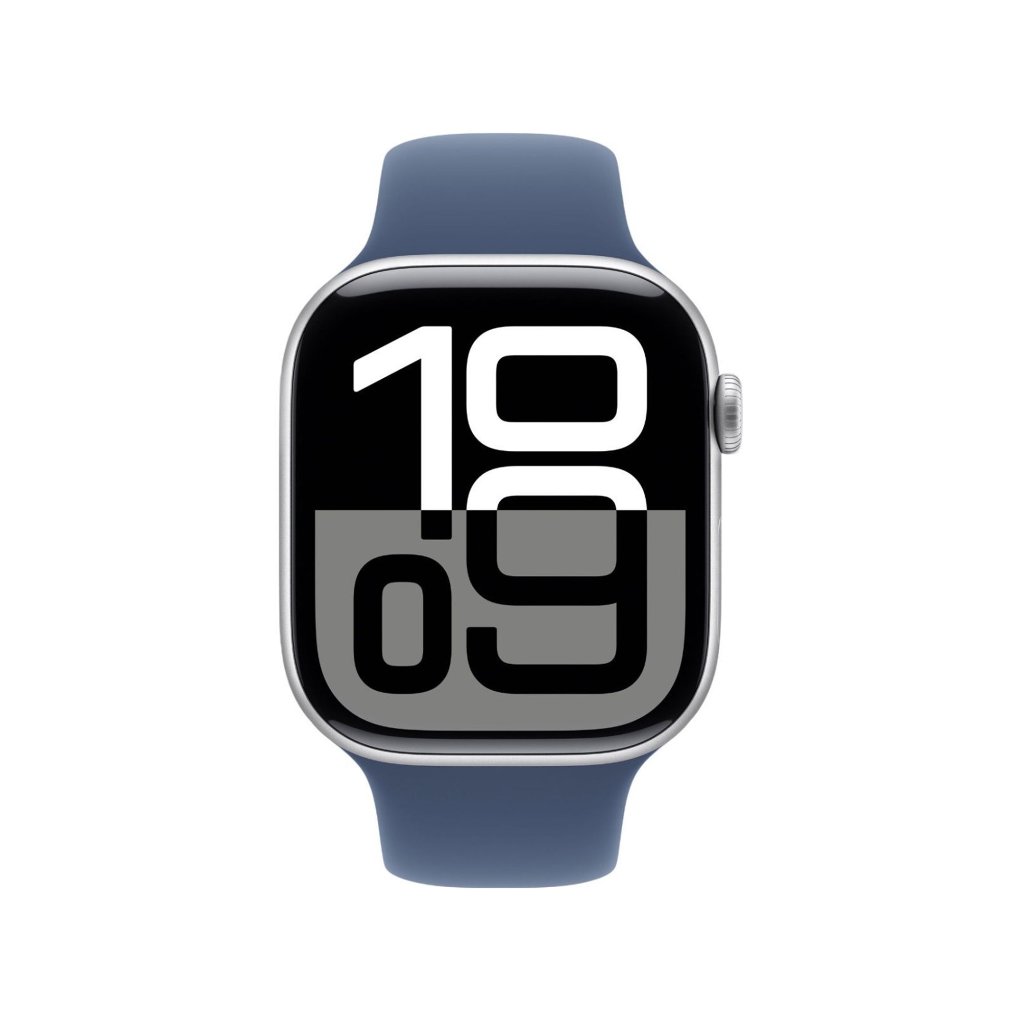 Apple Watch Series 10 GPS 46mm Silver Alu. Case w. Denim Sport Band - M/L (MWWM3) б/в